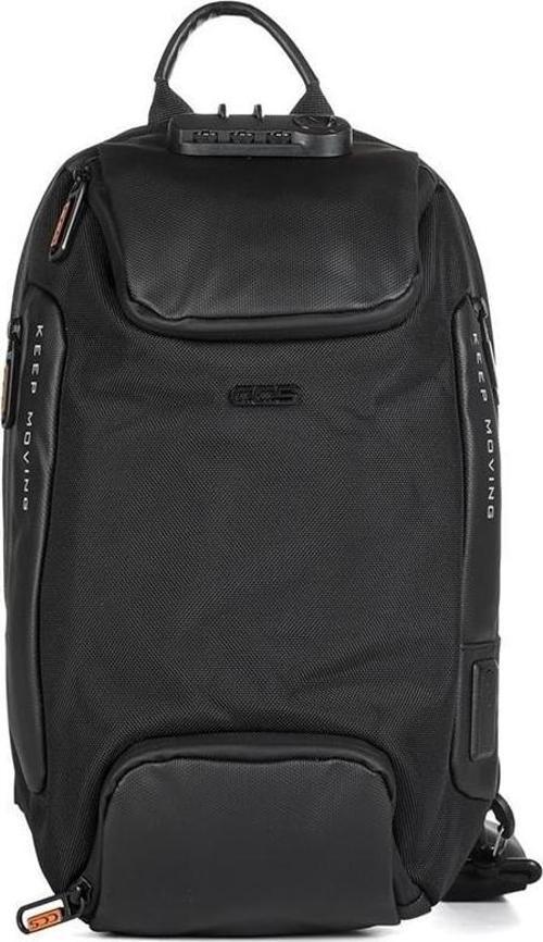 Siyah Çapraz Unisex Göğüs ve Sırt Çantası 31300