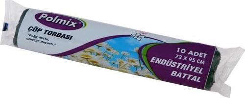 Plmx Eko End Battal Boy Çöp Poşeti 72x95cm 20 Rulo 200 Ad 6Kg Siyah