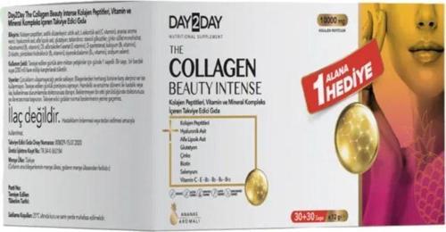 The Collagen Beauty Intense Ananas Aromalı 1 Alana 1 Bedava 60 Saşe 8697595876305