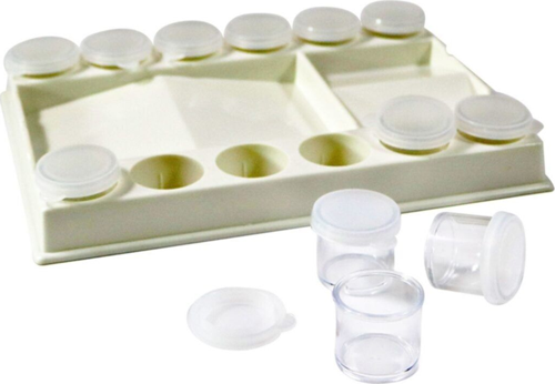 12 li Şişeli Boya Palet Kabı Rich-067