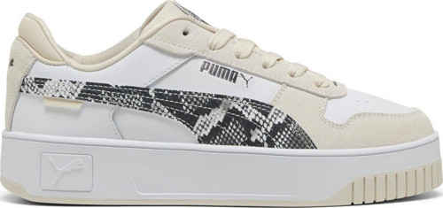 401611 Carina Street Snake Chic Spor Ayakkabı Beyaz-Siyah