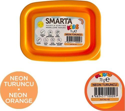 Kids Modelling Clay 70gr Hava İle Kuruyan Modelleme Hamuru Neon Turuncu / 30000042