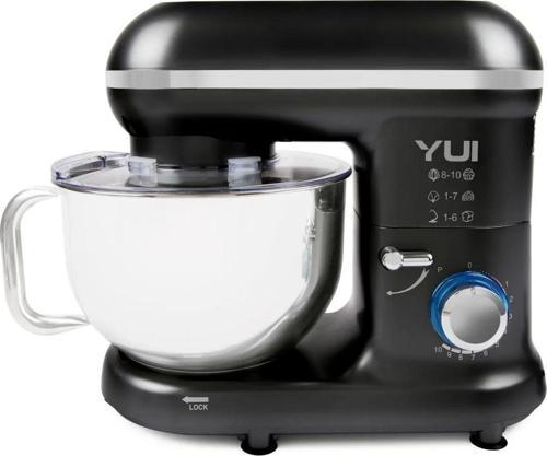 M108 Easy Chef Hamur Yoğurma Makinesi Stand Mikseri Siyah
