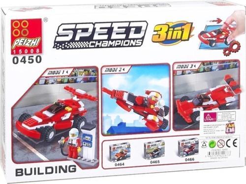 Formula Aracı Blok Seti 144 Parça 6+ 0450