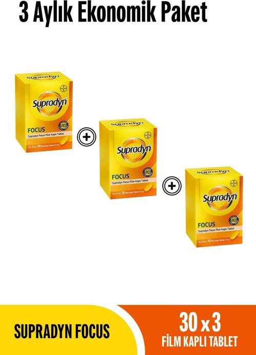 Focus 30x3 Film Kaplı Tablet 3 Aylık Ekonomik Paket