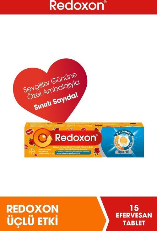 Üçlü Etki 15 Efervesan Tablet -Sevgililer Günü Özel Paketi I 1000 Mg C Vitamini, D Vitamini, Çinko