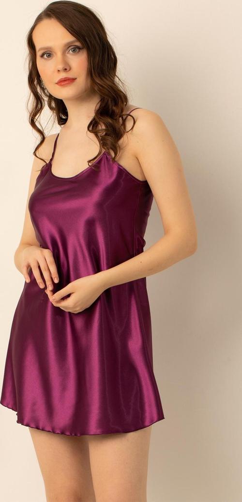 Faryanight Saten İp Askılı Şık Mini Gecelik