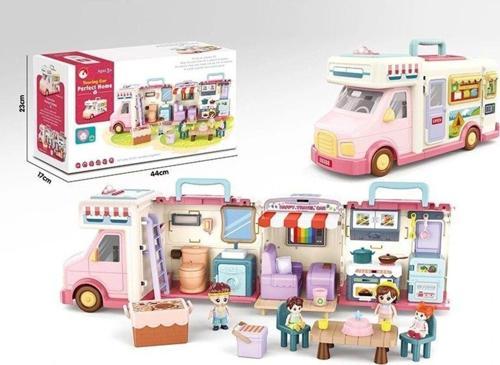 Vardem Kutulu Sesli Aksesuarlı Açılıp-Katlanabilir Karavan Ev G0021