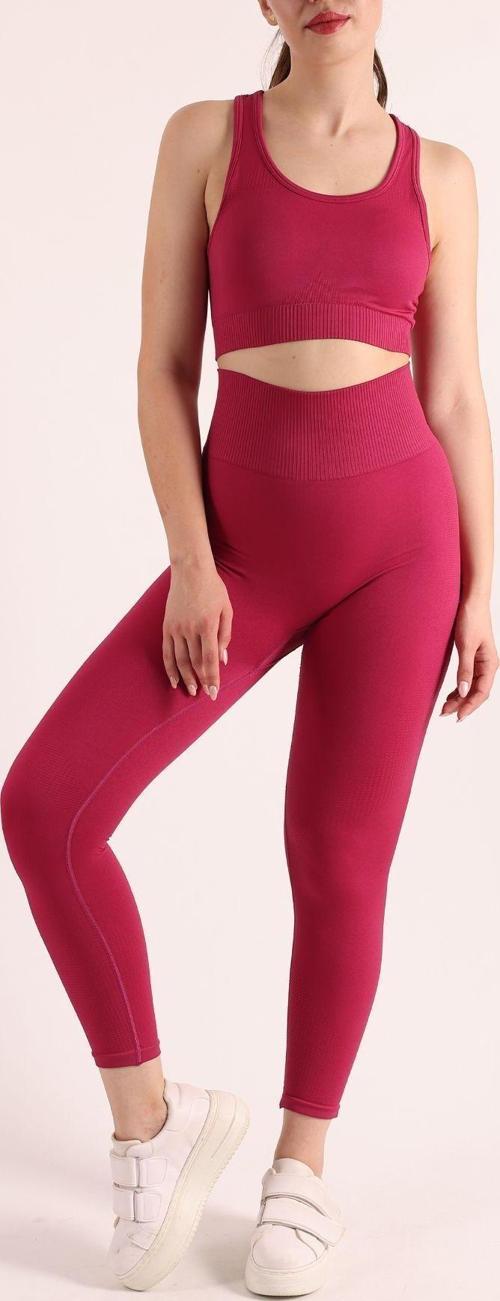 Spor Seamless Tayt Takımı Gül Kurusu M-L