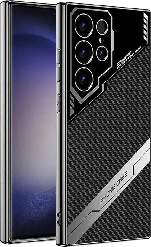 Galaxy S23 Ultra Kılıf Kamera Korumalı Karbon Tasarım Yeni Seri Procase Kılıf