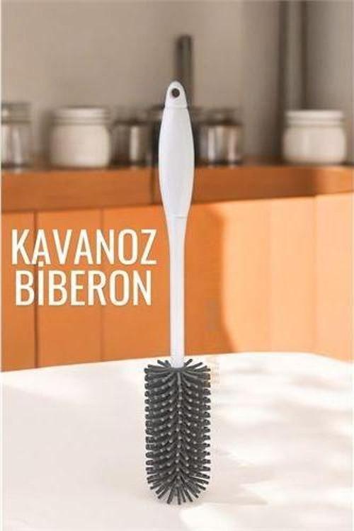 ModaCar Kavanoz Temizleme Fırçası Şişe Biberon Dar BölgeTemizleyici Fırça
