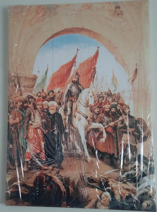 Kanvas Tablo Sultan Alparslan 70 x 100 cm