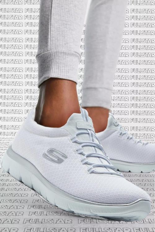 Summits Air Cooled Memory Foam Sneaker Günlük Spor Ayakkabı Beyaz