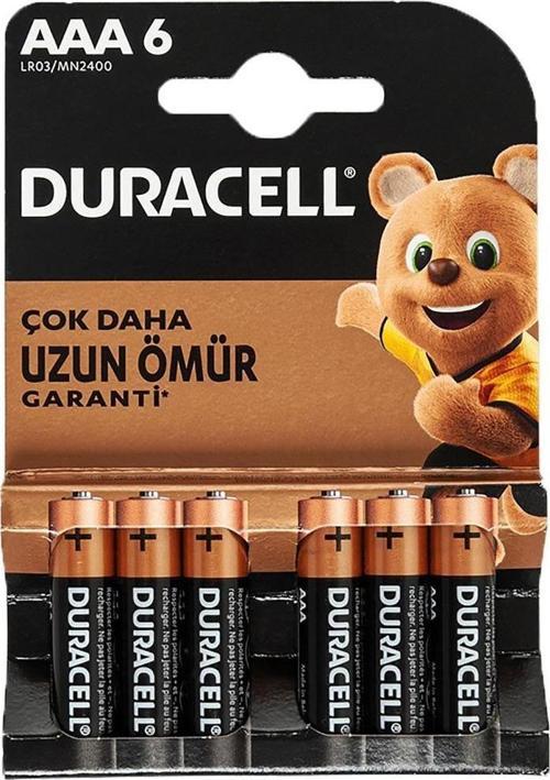 Basic İnce AAA Kalem Pil 6'lı