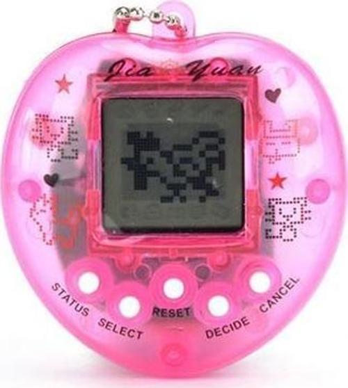Nostaljik Kalp Sevimli Sanal Bebek Şeker Pembe