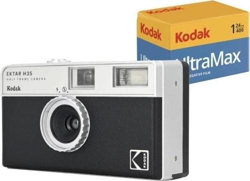 Ektar H35 Filmli Fotoğraf Makinesi Siyah 24 Exp Film Paketi
