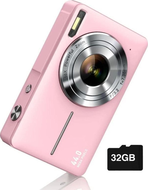 Digital FHD 1080P Kamera Pembe