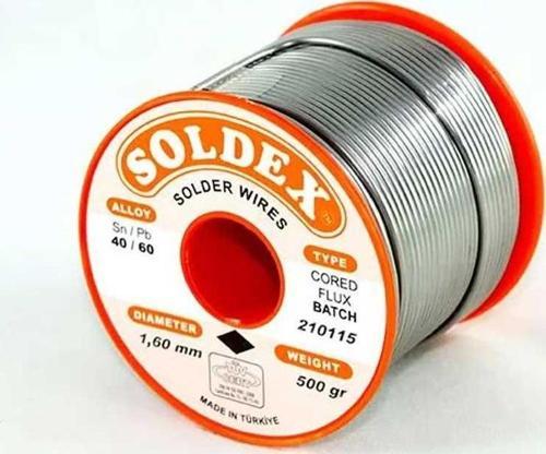 40-60 Lehim Teli 500 Gr 1.6 mm- Sn:40 / Pb:60
