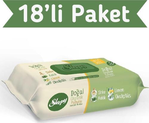 Doğal Organik Pamuklu Temizlik Havlusu 18x50 900 Yaprak