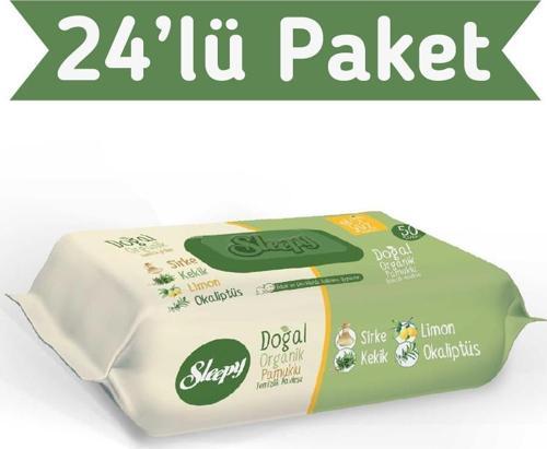 Doğal Organik Pamuklu Temizlik Havlusu 24x50 1200 Yaprak