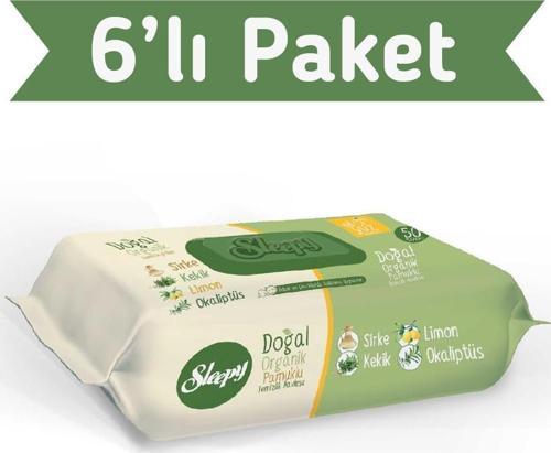 Doğal Organik Pamuklu Temizlik Havlusu 6x50 300 Yaprak