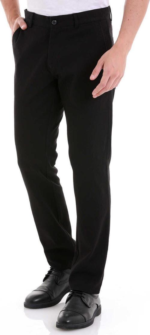 Avasar Erkek Siyah Regular Fit Keten Pantolon-7229