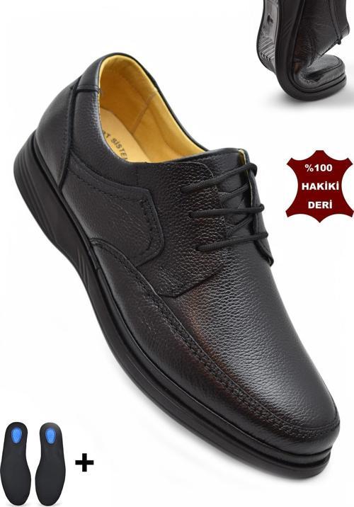 TAB8050 Ortopedik Taban Hakiki Deri Erkek Ayakkabı Mevsimlik Baba Ayakkabısı