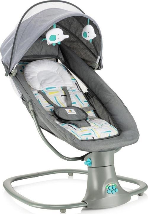 Mastela Elektrikli Otomatik Sallanan Bebek Ana Kucağı,5 Farklı Sallanma Hızı,Oyuncaklı
