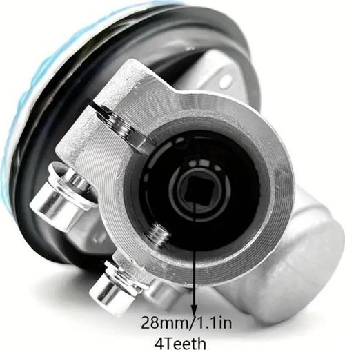 Çin Motorlu Tırpan Redüktör Dişli Gurubu Uyumlu 4 Diş Kare diş Frezeli 28mm Ferrino,hyundai,palmera
