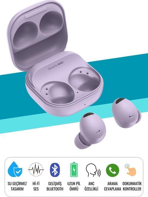 ANC Özellikli Su Geçirmez Bluetooth Kulaklık Kulakiçi Çift Mikrofonlu Dokunmatik Kablosuz Buds 2 Pro