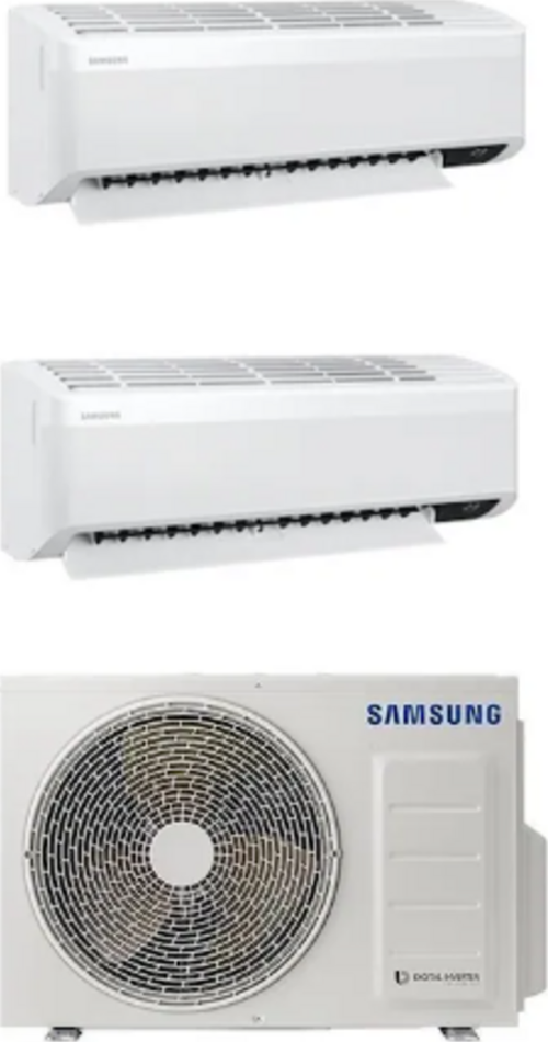 WindFree Multi AJ050TXJ2KH/EA 5.2 kW 1 Dış + 2 İç Ünite (7+7) Duvar Tipi Klima