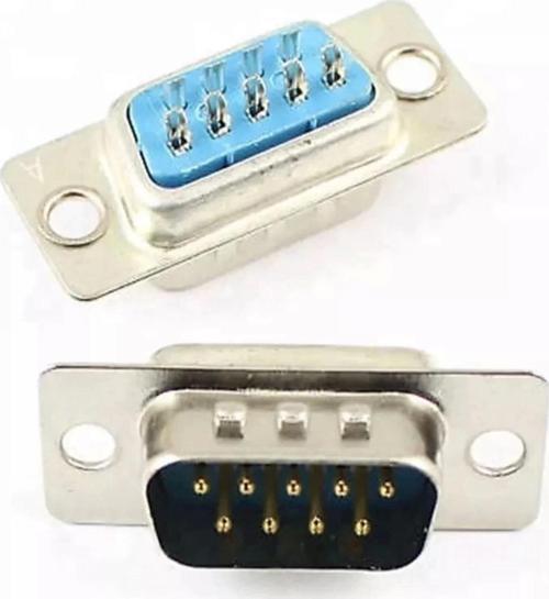 9 Pin Erkek D-sub Konnektör Db9 Lehim Tipi Rs232 Seri Pc