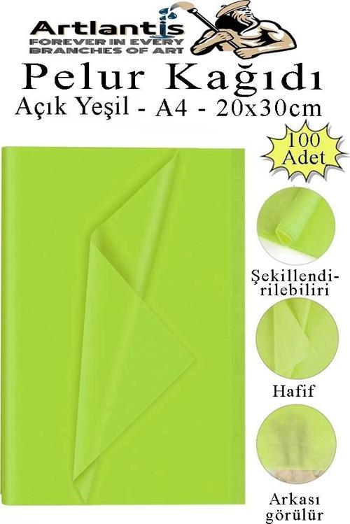 Pelur Kağıdı Renkli 100 lü 1 Paket A4 Pelur Kagıt Moda Tasarım Tekstil Hediye Paketleme Ambalaj Kağıdı Parti Doğum Günü