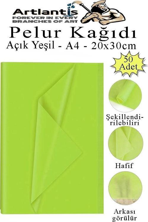 Pelur Kağıdı Renkli 50 li 1 Paket A4 Pelur Kagıt Moda Tasarım Tekstil Hediye Paketleme Ambalaj Kağıdı Parti Doğum Günü