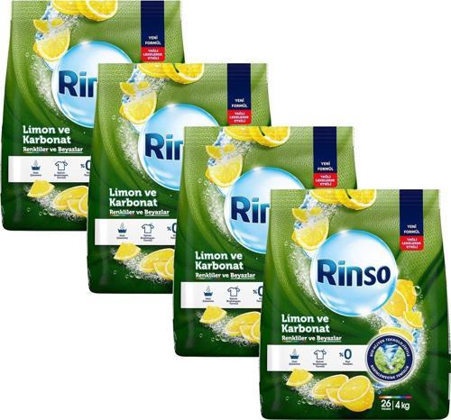 Limon ve Karbonat 4 kg Renkiler ve Beyazlar Toz Deterjan x 4 Adet