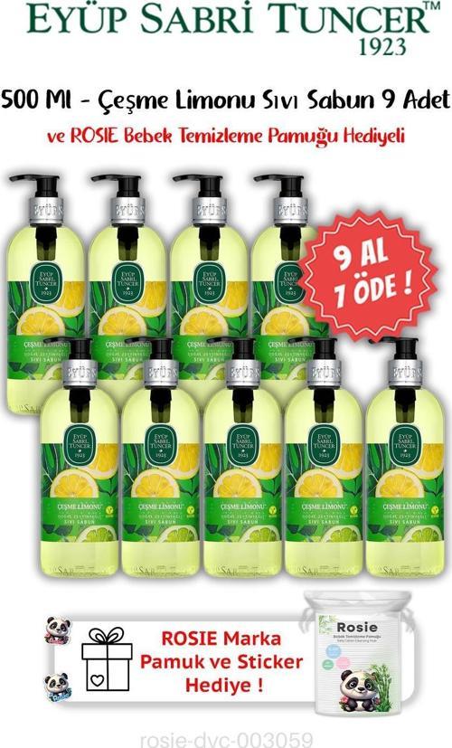 9 AL 7 ÖDE Çeşme Limonu Sıvı Sabun 500 ML ve ROSIE Hediyeli