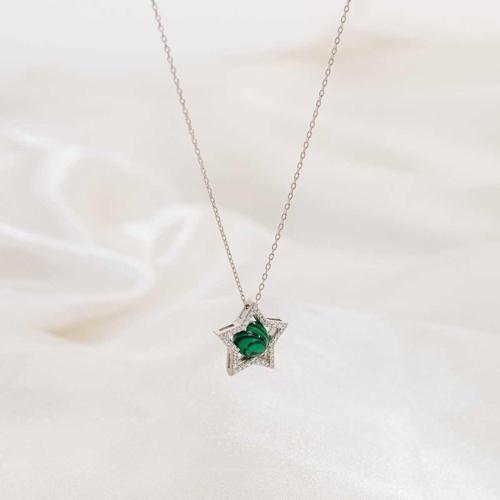 Orman Yıldızı Kolye 925 Ayar Gümüş