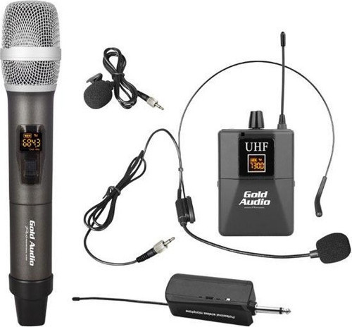 GX 832 EY UHF - El+Yaka Mikrofon - Gold Audio