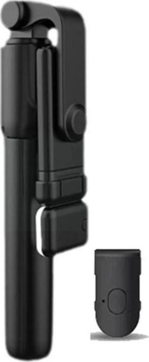 Işıklı Siyah Taşınabilir Bluetooth Tripod & Selfie Çubuğu – Telefon ve Aksiyon Kamerası Uyumlu, Uzak