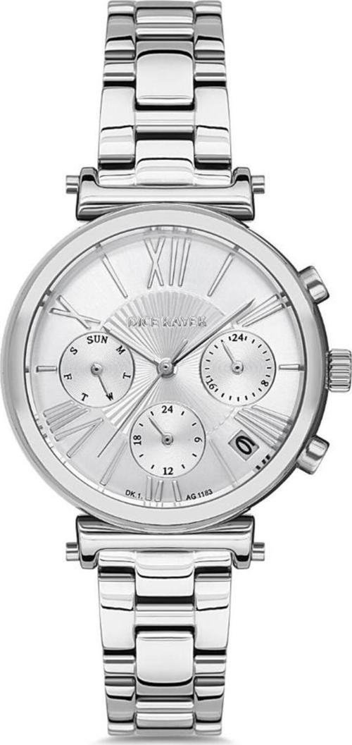 Dk.1.Ag1183.01 Fonksiyonlar Aktif Kordon Çelik Kasa 5 Atm Suya Dayanıklı Metalik Renk Kad