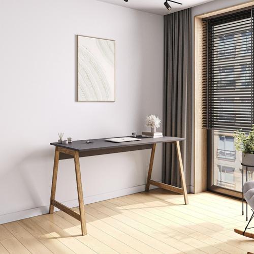 Denge Çalışma Masası 120 cm Antrasit Ceviz
