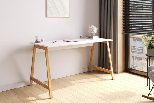 Denge  Çalışma Masası 140 cm Beyaz Meşe