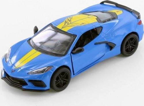 2021 Chevrolet Corvette Stingray C8 Livery Edition Diecast Car Set Mavi