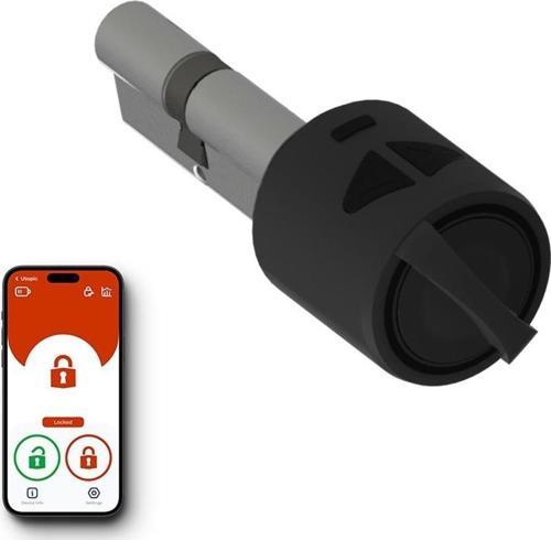 DESi Utopic R Siyah Akıllı Kilit Telefondan Kontrol - Her Kapıya Deliksiz Montaj Imkanı