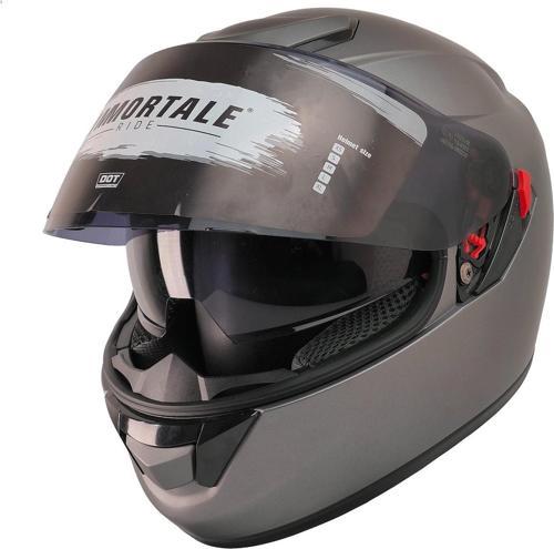 Motosiklet Kaskı CE Sertifikalı Güneş Vizörlü Full Face Titanium Kask