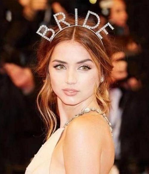 Bekarlığa Veda Kristal Taşlı Gümüş Bride Tacı