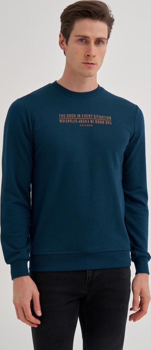 Erkek 3 İplik Şardonsuz Sweatshirt 5221 Petrol