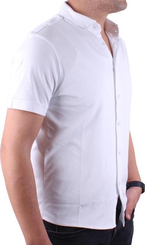 Twister 1853 Beyaz Kısa Kol Günlük Pamuklu Erkek Gömlek