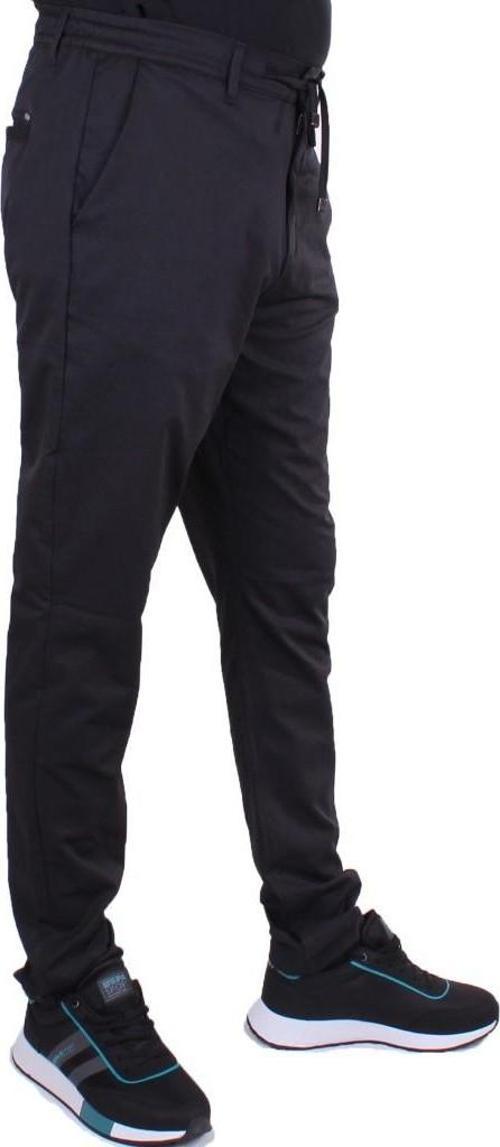 Twister Crespo 794 Siyah Normal Bel Dar Paça Erkek Kanvas Pantolon