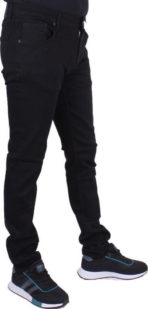 Twister Panama 731-01 Siyah Düşük Bel Dar Paça Erkek Jeans Pantolon